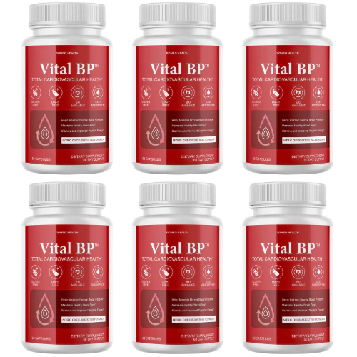 (6 Pack) Vital BP - Cardiovascular Health Support Dietary Supplement - Kansas Nuitrition - HNZSDS