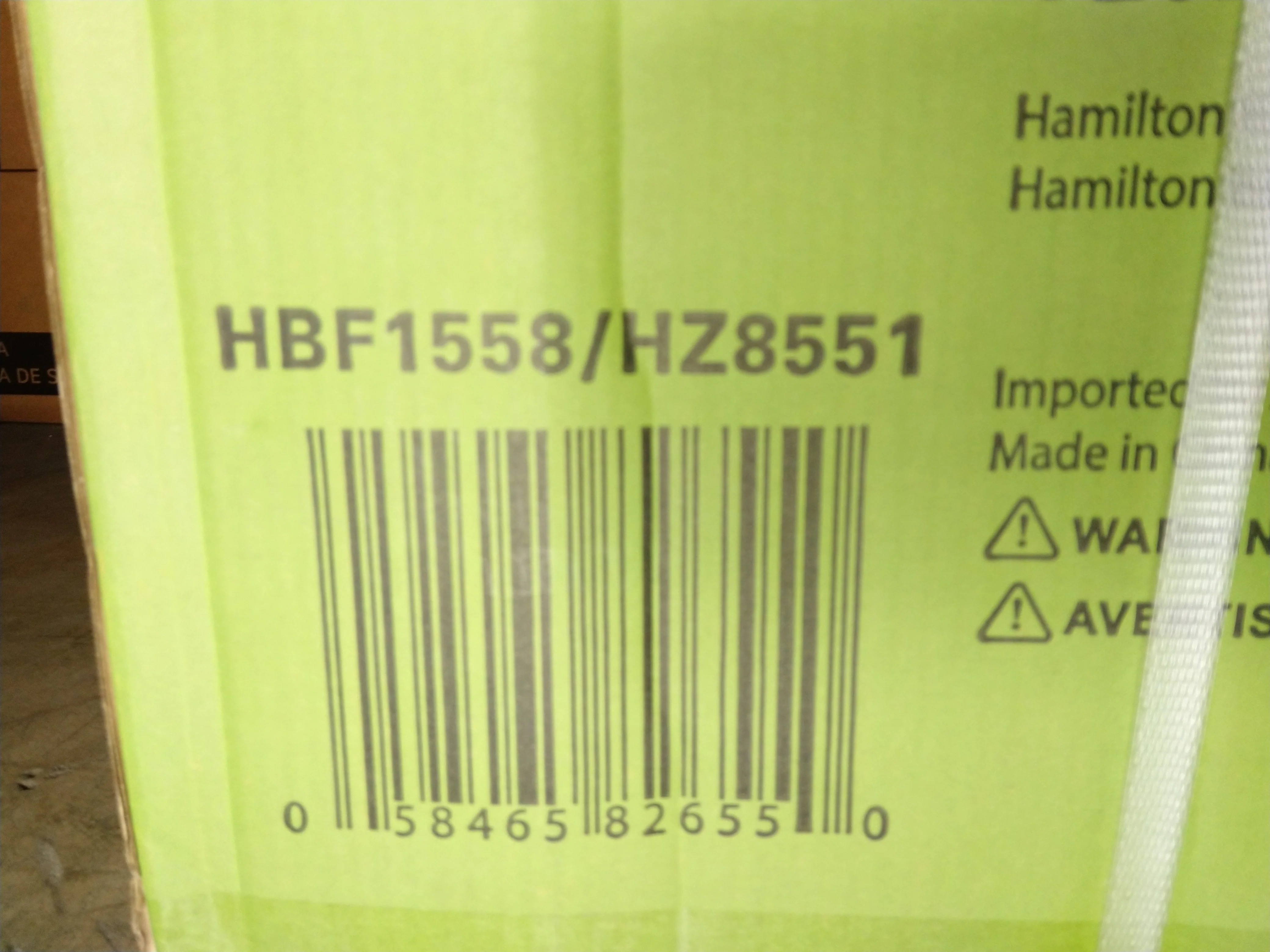 HAMILTON BEACH 33 IN. 15.6 CU. FT. COUNTER DEPTH SIDE BY SIDE REFRIGERATOR - HBF1558