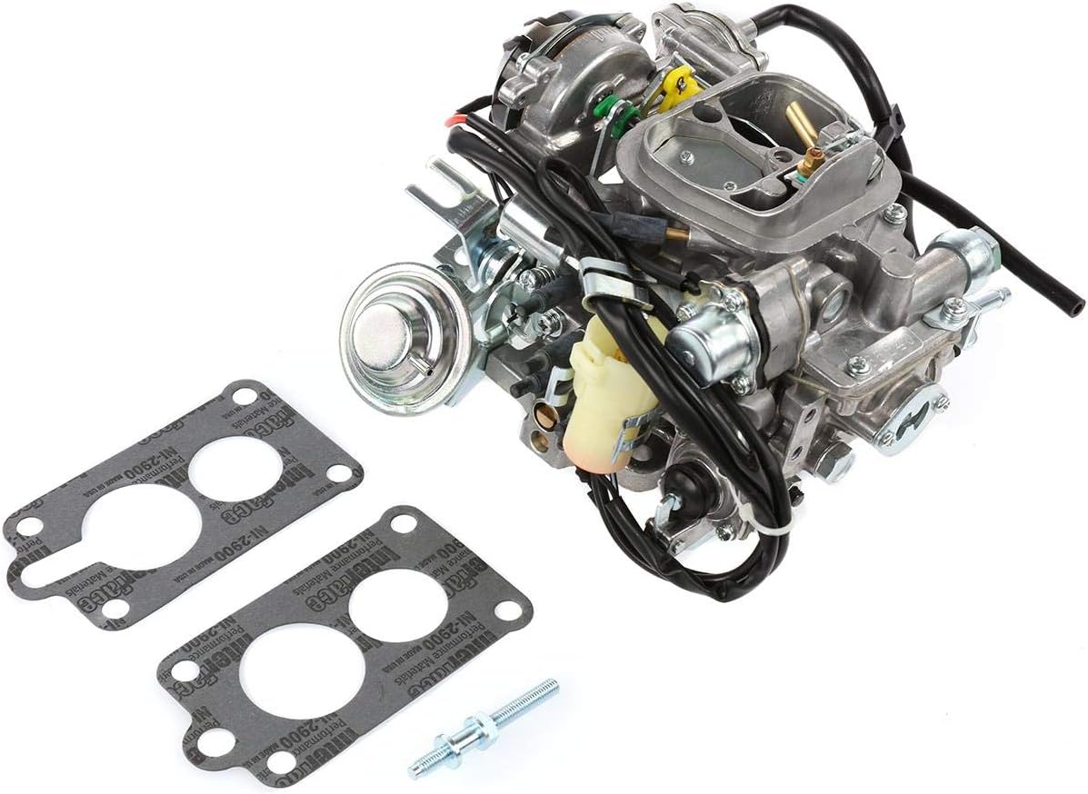 ALAVENTE Carburetor Carb Replacement for 1981-1987 Toyota 22R Engine with Round Plug Connector 2 Barrel TOY-505 TOY-507 (35290/2.4L 2366cc / C4036)