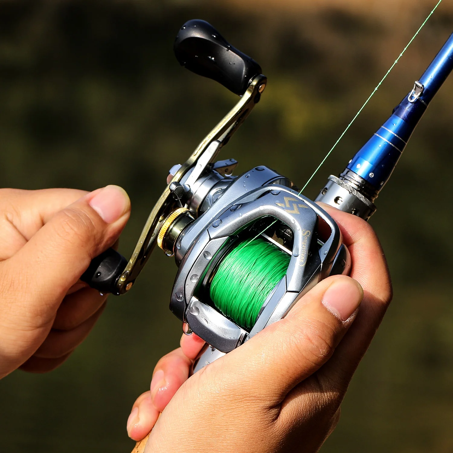 Sougayilang Baitcasting Reels 11+1BB High Speed Two-Tone Fishing Reel