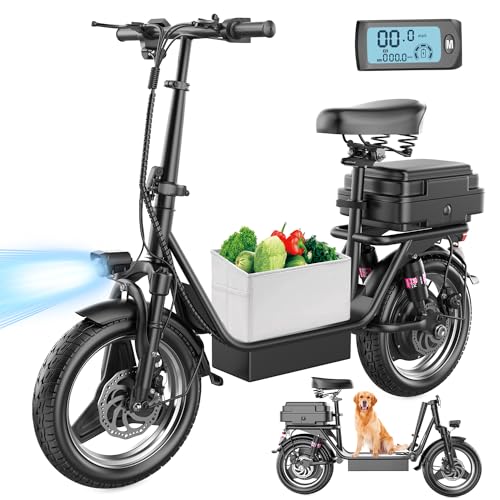 AZHAR Electric Scooter Adults, Electric Scooter with Seat, 500W Motor, Up to 25 MPH and 20/30 Miles Long Range, 36V 13A/48V 15A Battery