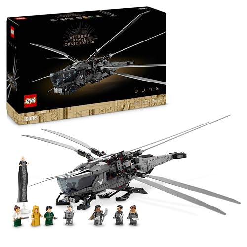 LEGO Icons Dune Atreides Royal Ornithopter, Adult Collection Set, Gift Idea for Women