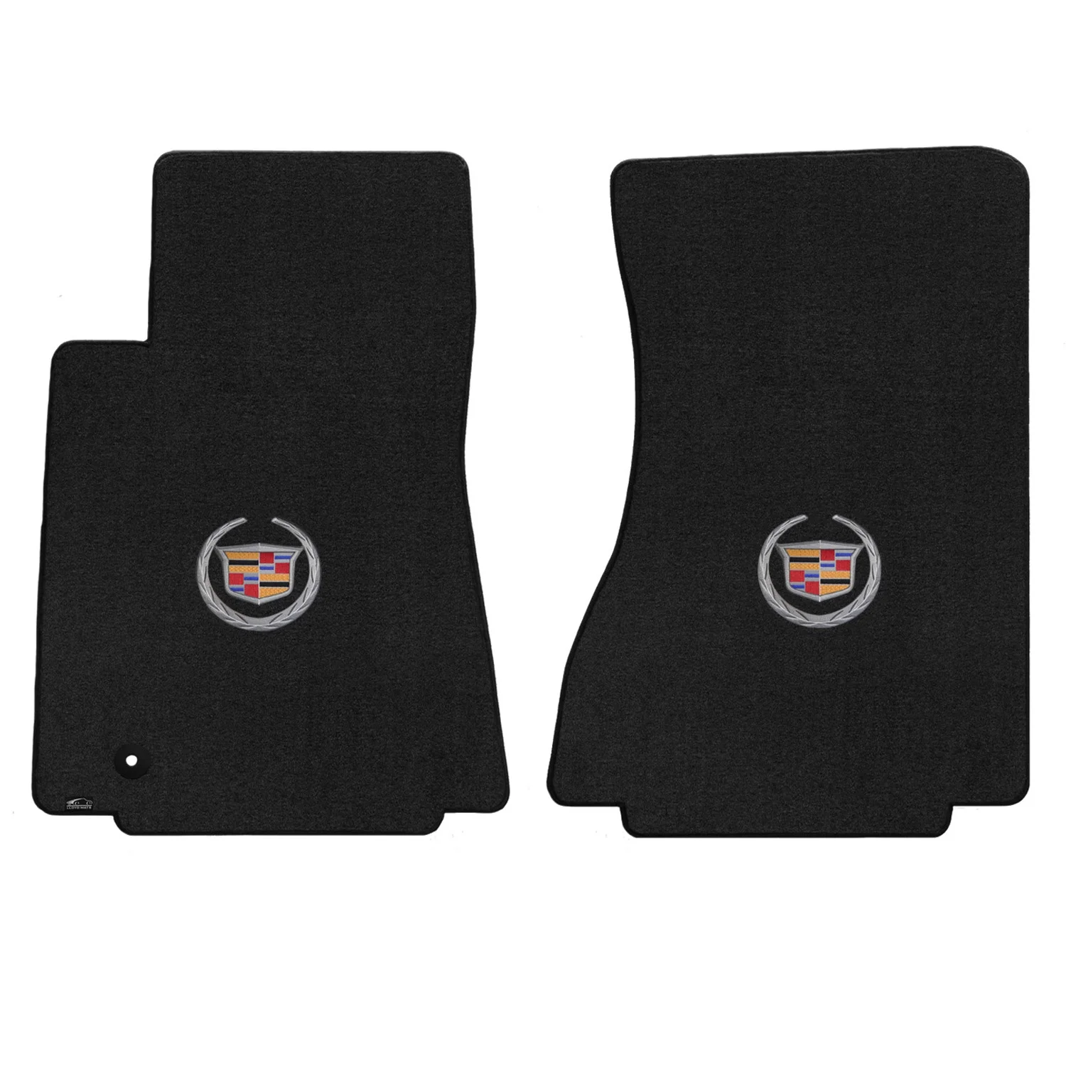 Lloyd Mats Custom Fit Floor Mats for Cadillac CTS 2WD Sedan/Wagon 2008-2013 LogoMat 2Pc Set Charcoal - Curated Treasures Market