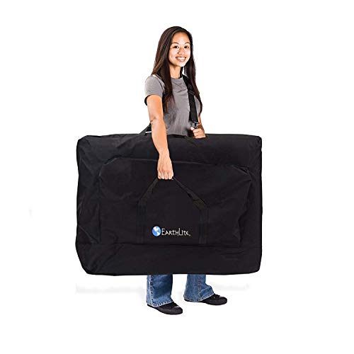 EARTHLITE Premium Portable Massage Table Package SPIRIT - Spa-Level Comfort, Deluxe Cushioning incl. Flex-Rest Face Cradle & Strata Face Pillow