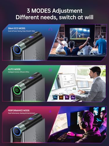 ACEMAGICIAN S3A Mini PC, Ryzen 7 5875U(up to 4.5Ghz), 16GB DDR4 512GB NVME SSD Mini Desktop Computer