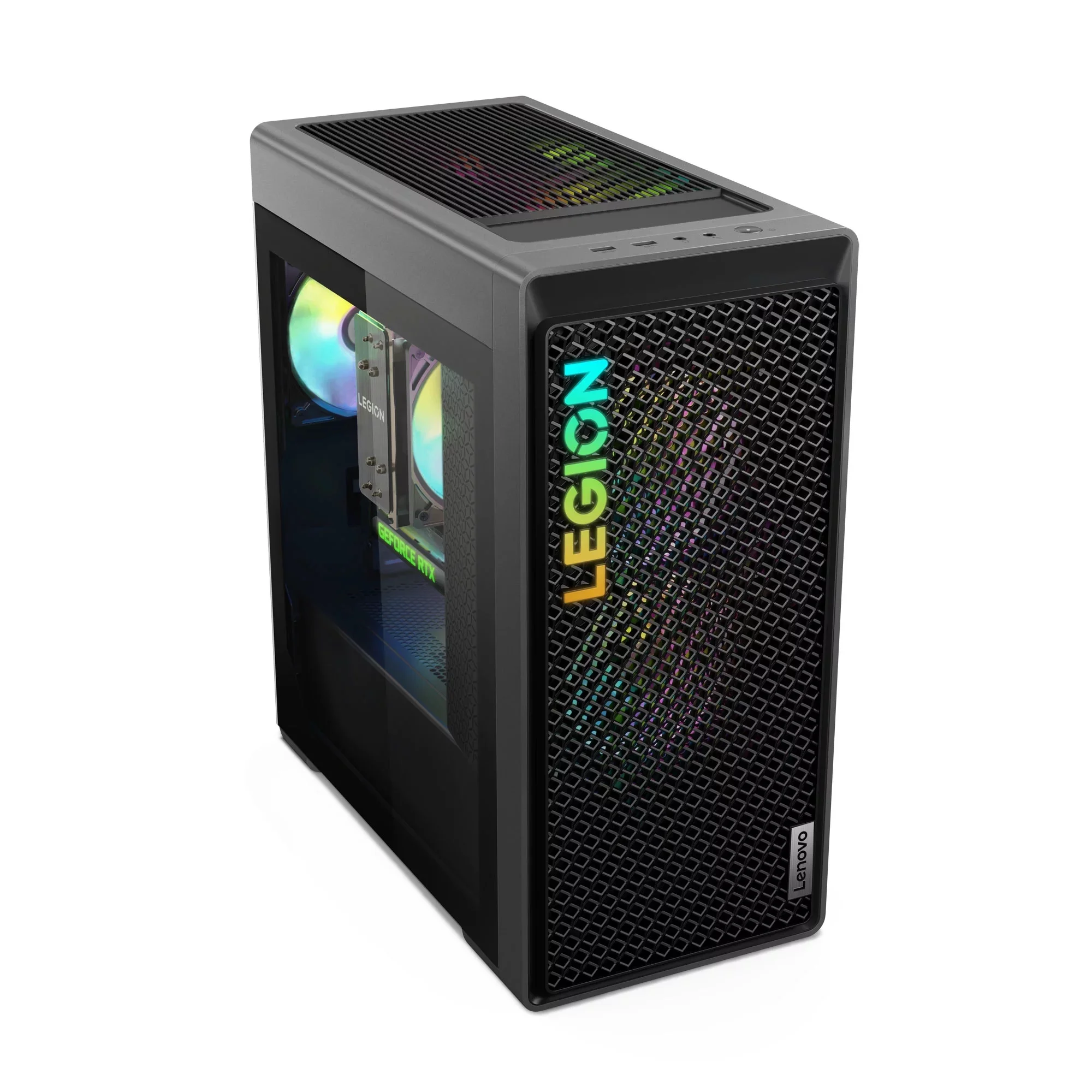 Lenovo Legion T5 Tower Gaming Desktop PC - AMD Ryzen 5 7600 up to 5.10 GHz CPU, 128GB DDR5 RAM, 512GB NVMe SSD + 2TB HDD, GeForce RTX 3060 12GB GDDR6