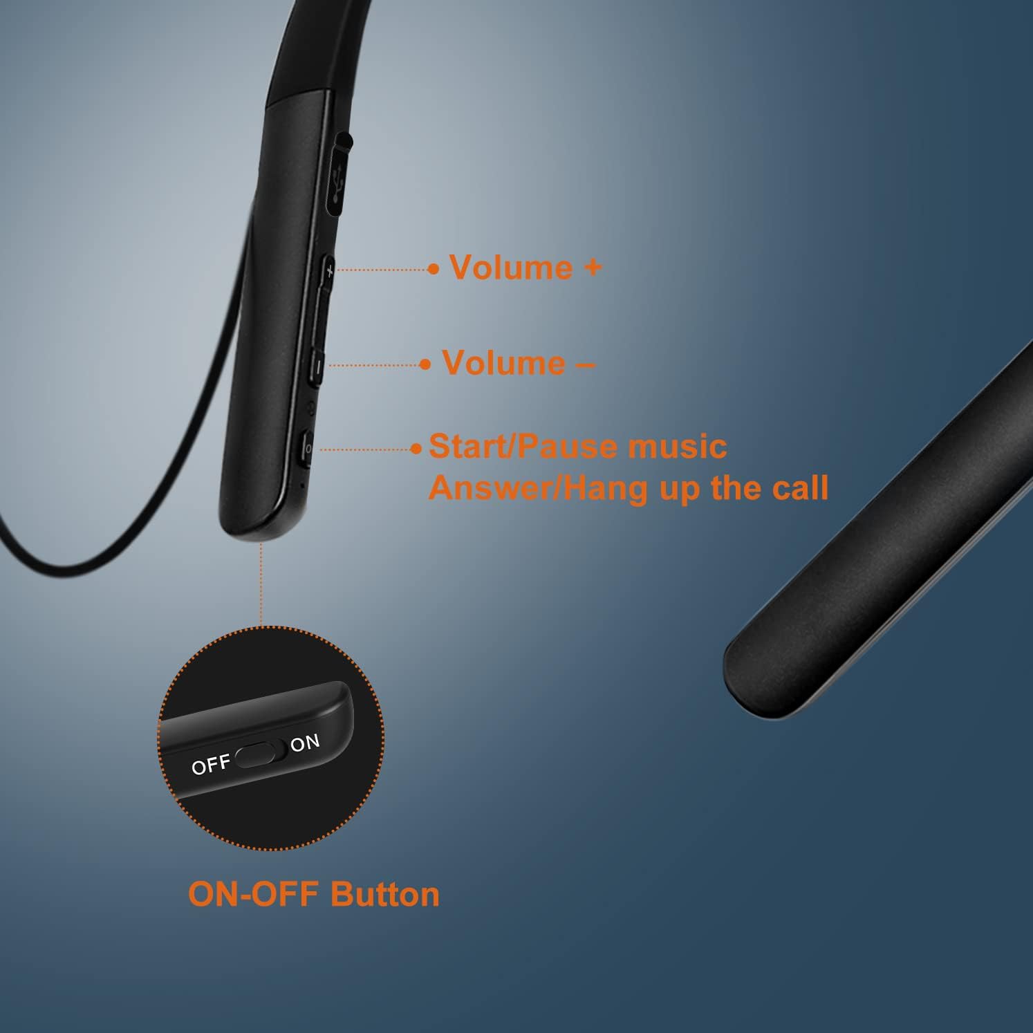 [2022 New] Maihear Rechargeable Bluetooth Hearing Amplifier to Aids for Seniors&Adults, Wireless Neckband Sound Amplifier Enhancer Device