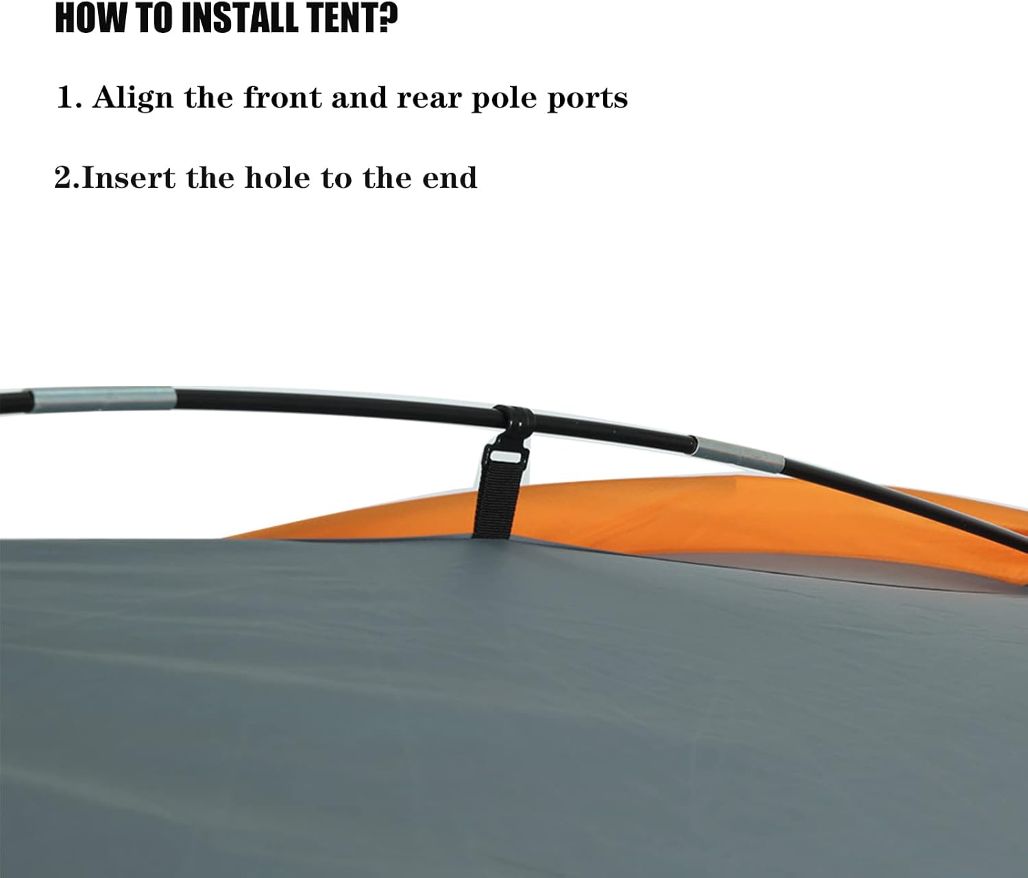 Pickup Truck Tent, Waterproof Double-Layer PU2000mm for 2 Persons, Portable Truck Bed Tent, 5.5'-5.8' Camping Preferred