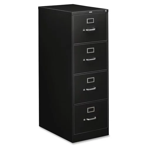 HON 310 series 4-drawer vertical file 18.3" x 26.5" x 52" - 4 x drawer(s) for file - legal - vertical - security lock, rust resistant
