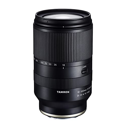 Tamron 18-300mm F/3.5-6.3 Di III-A VC VXD Lens for Sony E APS-C Mirrorless Cameras (Black)