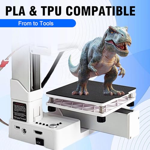 K10 Small Entry Level Portable 3D Printer - Compact FDM 3D Printer with Removable Build Plate, 100x100x100mm Build Volume