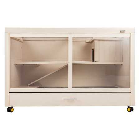 New Age Pet Eco-Concepts Park Avenue Small Animal Indoor Hutch, 39.4 L X 19.7 W X 23.6 H - Pet Supplies online store
