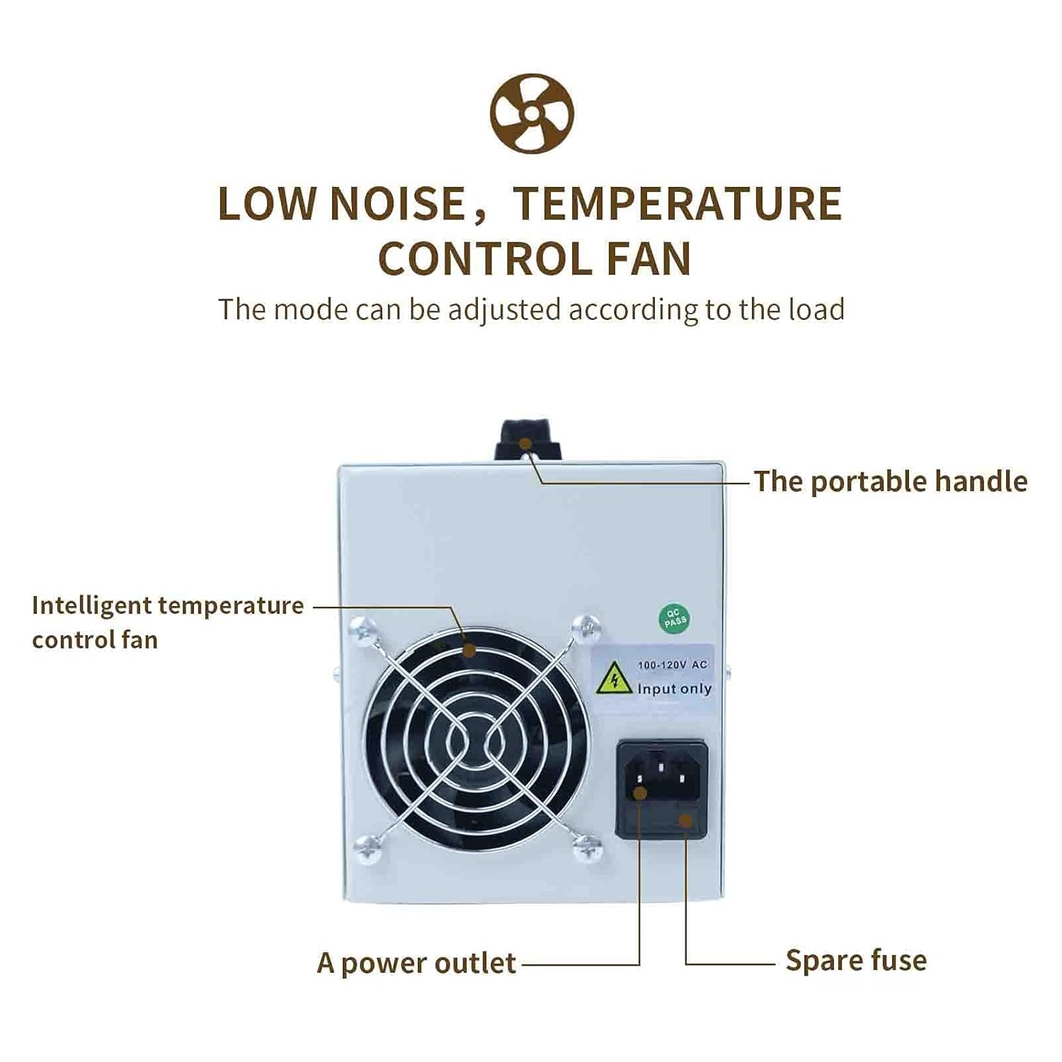 DOOTHUN DC Power Supply Variable Adjustable Switching Regulated Bench Power Supply