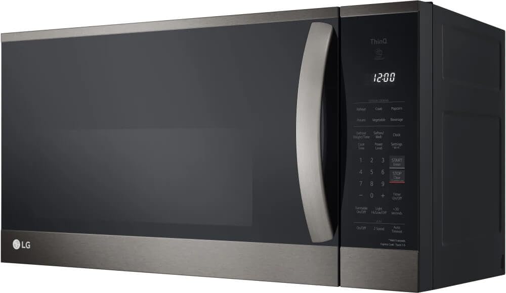 LG 30 inch Black Stainless Steel Over-The-Range Microwave