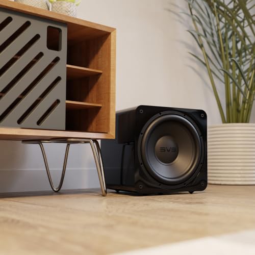 SVS SB-1000 Pro 10 Inch Sealed Subwoofer with SoundPath Wireless Audio Adapter (Black Ash)