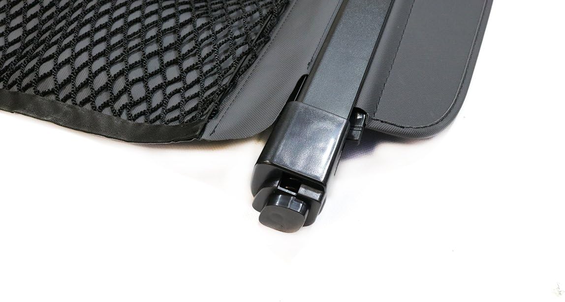 TMB Motorsports Black Retractable Cargo Cover for Smart ForTwo 2016-2018