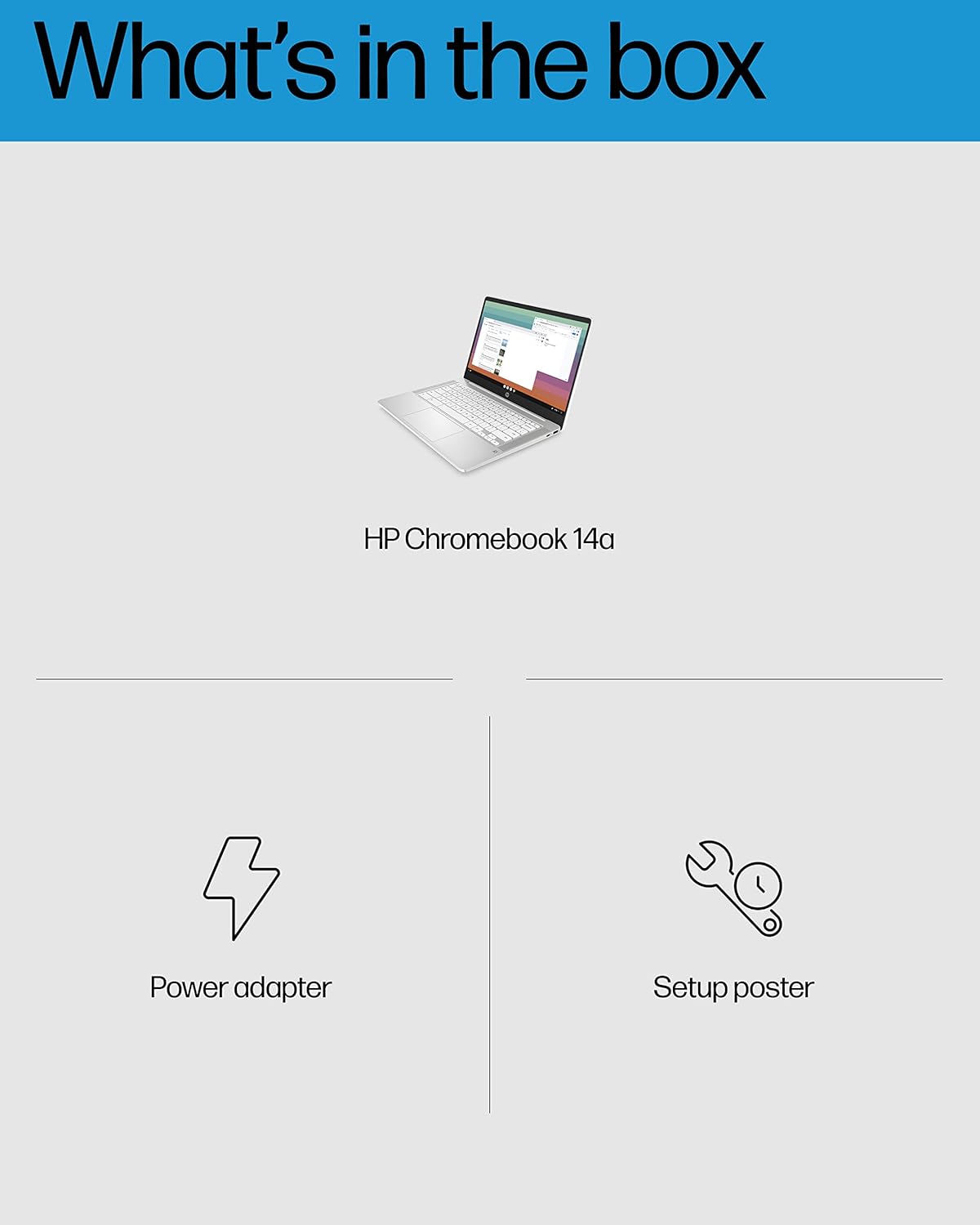 HP Chromebook 14 Laptop, Intel Celeron N4120, 4 GB RAM, 64 GB eMMC, 14" HD Display, Chrome OS, Thin & Portable, 4K Graphics, Long Battery Life