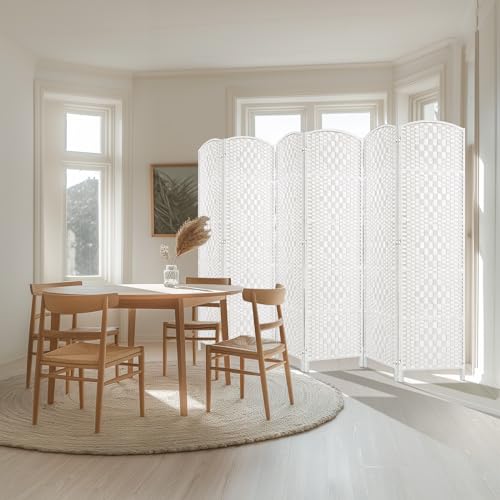 Room Divider, Room Dividers and Folding Privacy Screens, 16in Privacy Screen, 6 Panel Temporary Wall Partitions, 6ft Space Separation Panel Screen