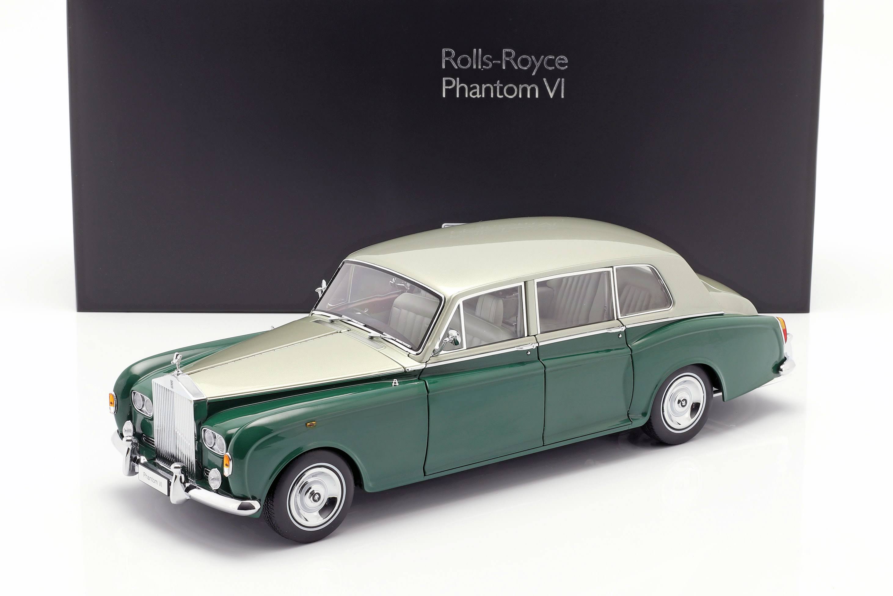 Kyosho Original 1/18scale Rolls Royce Phantom VI (Green / Silver)