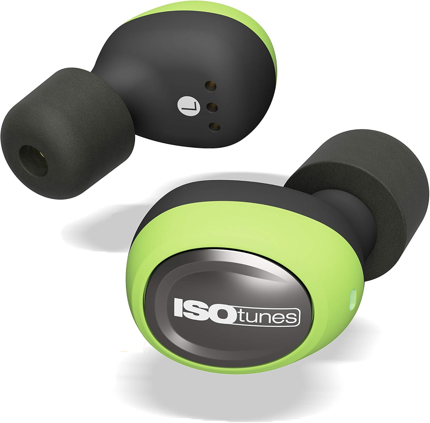 ISOtunes Free True Wireless Earplug Earbuds, 22 dB Noise Reduction Rating, 21 Hour Battery, Noise Cancelling Mic