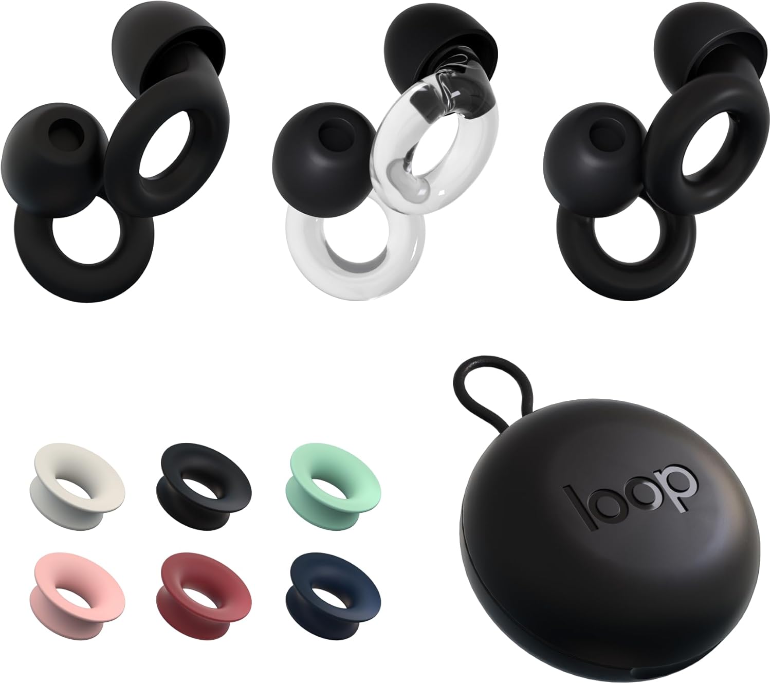 Loop Earplugs Ultimate Bundle (3-Pack) – Loop Quiet + Loop Experience + Loop Engage + Mute + Carry Case | Ear Plugs for Sleep, Focus, Concerts