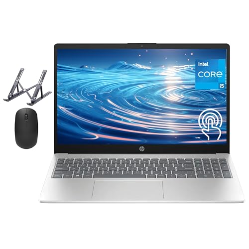 HP 15.6" Touchscreen Laptop, Intel Core i5 Processor, 16GB RAM, 512GB SSD, Numeric Keypad, Bluetooth, Wi-Fi, Long Battery Life, Windows 11 Home