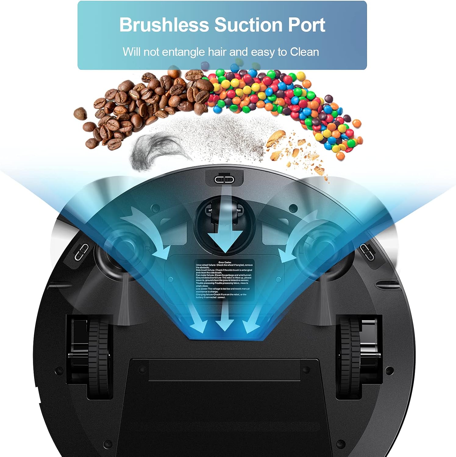 Robot Vacuum, 2000Pa Suction, Quiet, Slim, Self-Charging, 120min Runtime Robotic Vacuum Cleaner, Smart Vacuum Robot