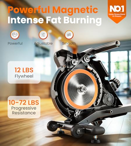 YOSUDA Magnetic/Water Rowing Machine for Home - Rower Machine Use with Bluetooth, App Supported, Rowing Machine for Taller Power Athletes
