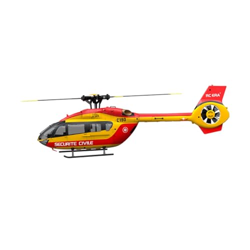 C190 1/30 Scale 6CH Single-Rotor RC Helicopter, Altitude Hold & Gyro Stabilization RC Plane, Beginner-Friendly Drone for Adult(4 Battery)