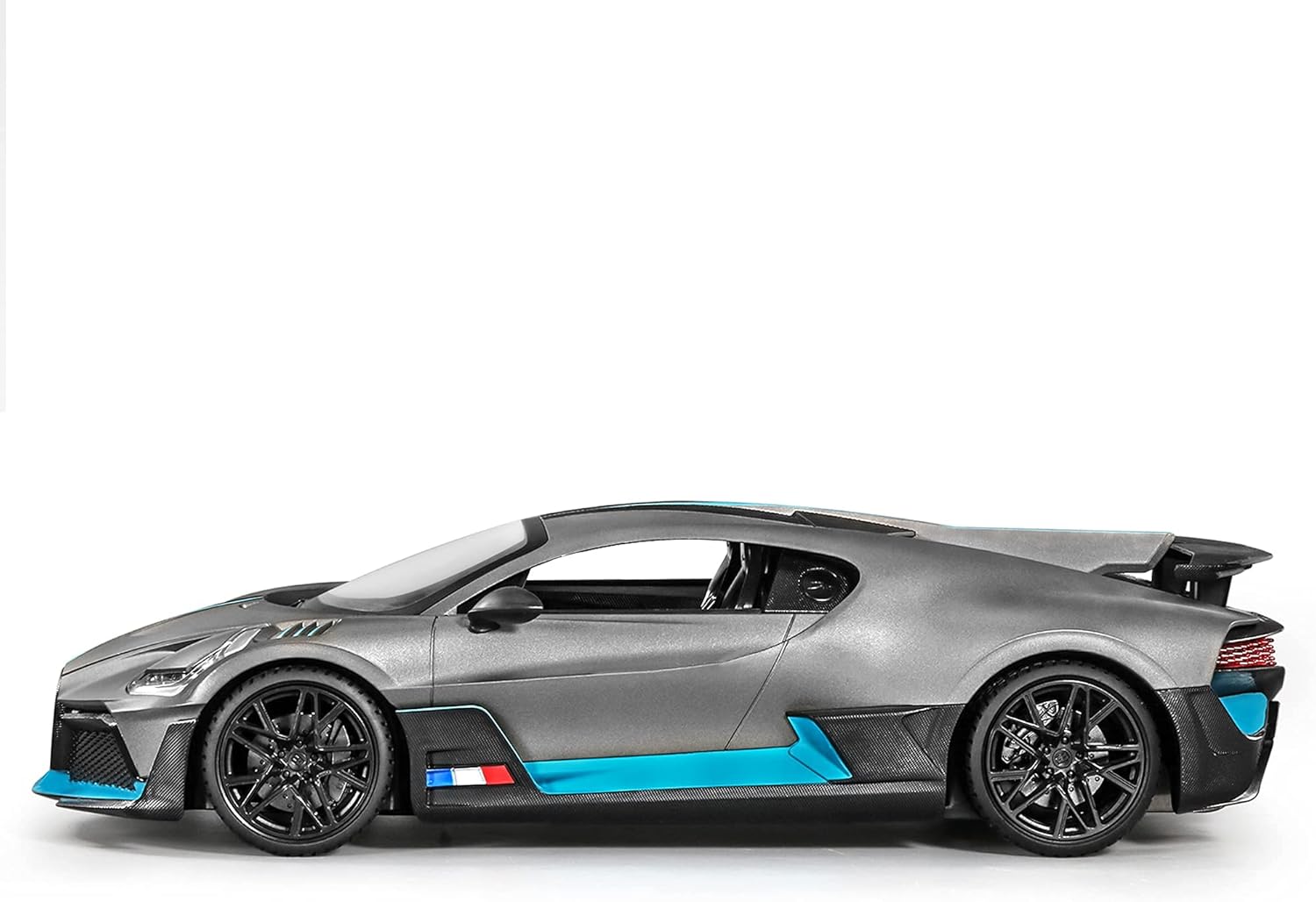 MIEBELY Bugatti Remote Control Car – 1/12 Scale RC Car for Children and Adults – Realistic Bugatti Divo Car with Lights – Detachable Steering Ring