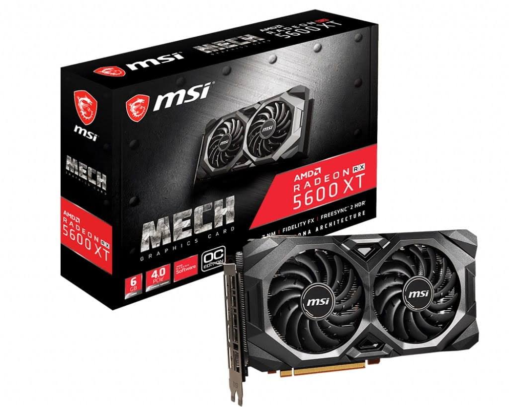 MSI AMD Radeon RX 5600 XT Mech OC 6 GB GDDR6