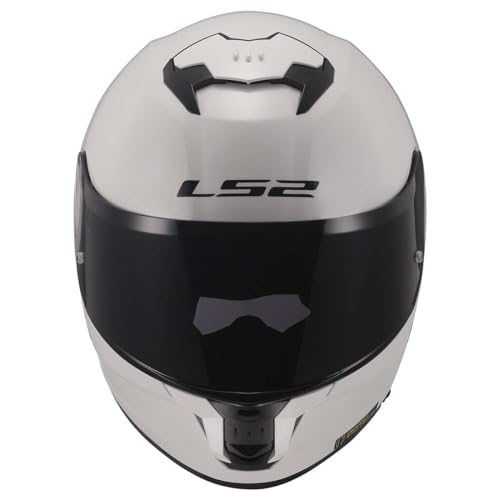 LS2 Helmets Stream II Full Face Motorcycle Helmet W/SunShield (Matte America Gray/Black - X-Large)