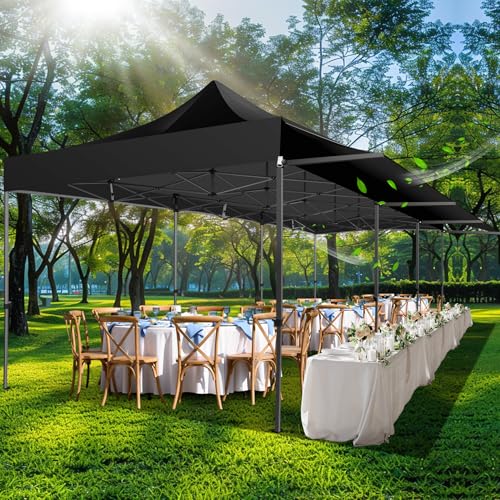 COBIZI 10x10 Pop Up Canopy Tent with Awning