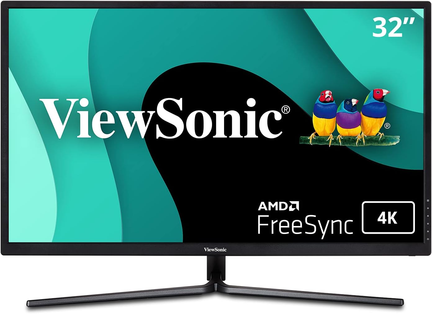 ViewSonic VX4381-4K 43 Inch Ultra HD MVA 4K Monitor Widescreen with HDR10 Support, Eye Care, HDMI, USB, DisplayPort for Home and Office