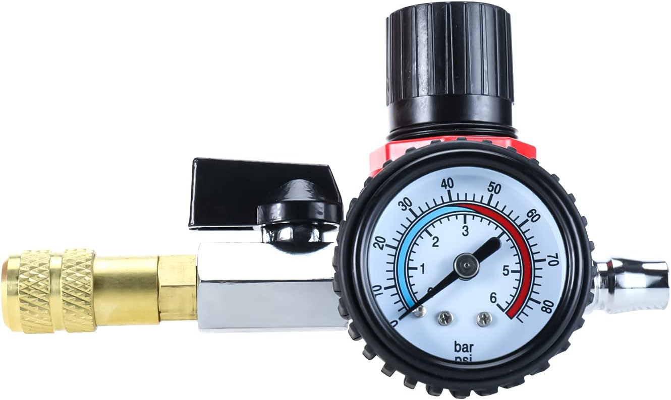 8MILELAKE 33Pcs Radiator and Cap Pressure Tester Kit Vacuum Type Cooling System Kit