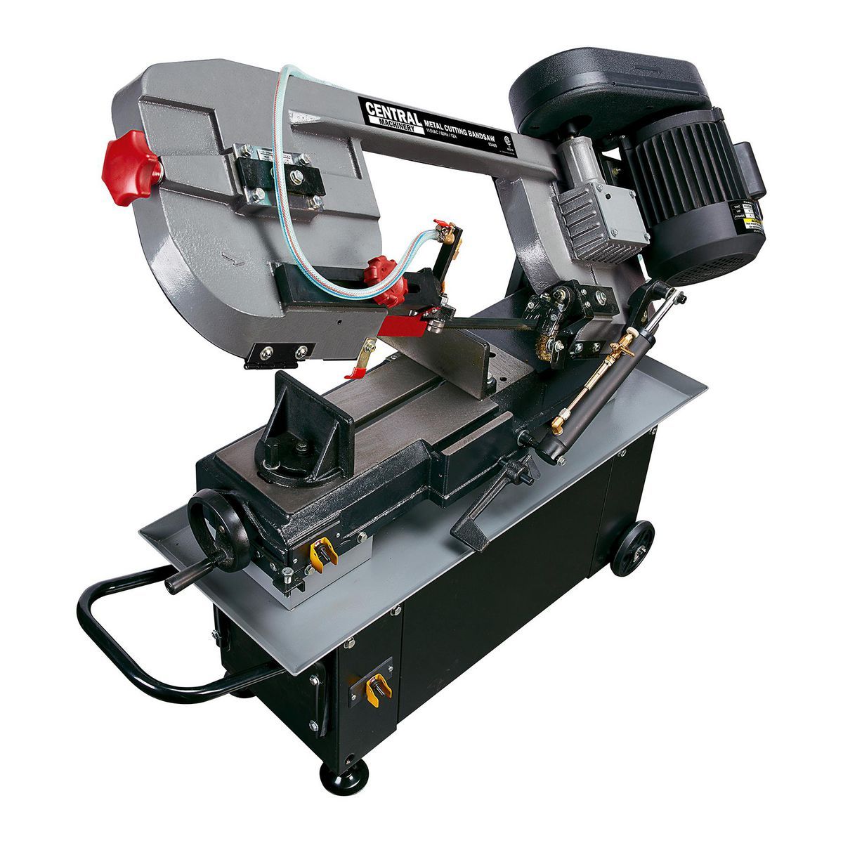 CENTRAL MACHINERY 1 HP, 7 in. x 12 in. Hydraulic-Feed Metal-Cutting Band Saw