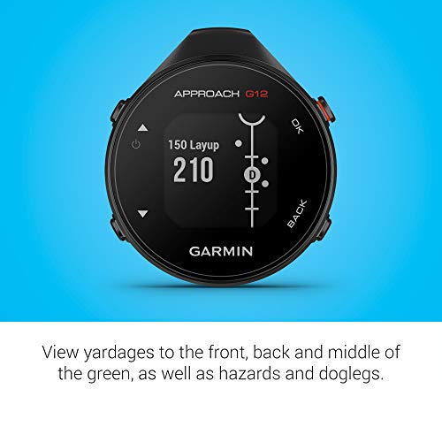 Garmin Approach G12, Clip-on Golf GPS Rangefinder, 42k+ Preloaded Courses, 010-02555-00 - Radiant Selections