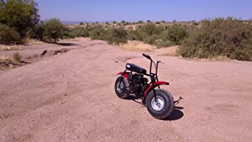 Coleman Powersports CT200U-AB Gas Powered Trail Mini-Bike, 196cc6.5HP, Black