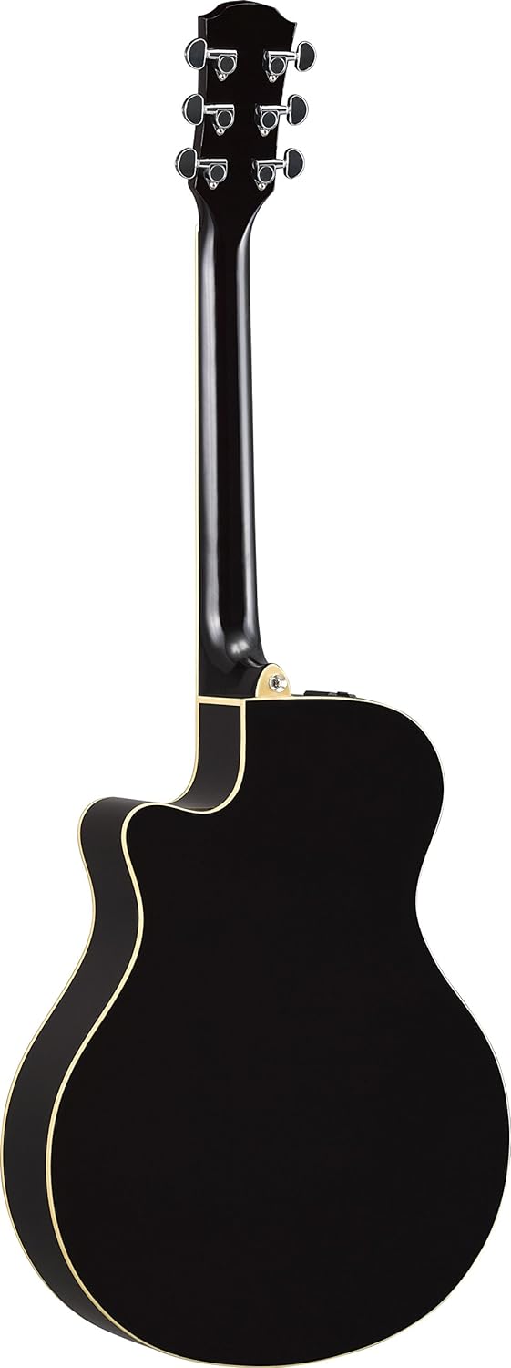 Yamaha APX600 VW Thin Body Acoustic-Electric Guitar, Vintage White