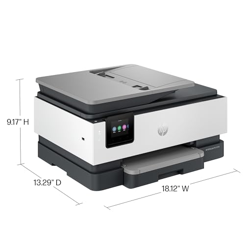 HP OfficeJet Pro 8139e Wireless All-in-One Color Inkjet Printer, Print, scan, Copy, fax, ADF, Duplex Printing Best-for-Home Office
