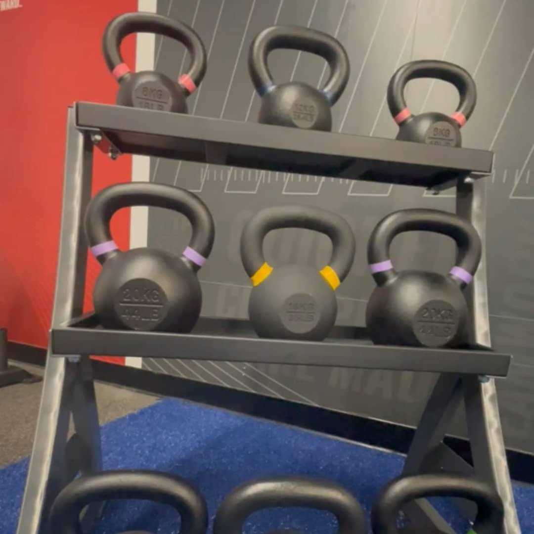 TKO 3-Tier Kettlebell Rack - Sports Supplies Online Store