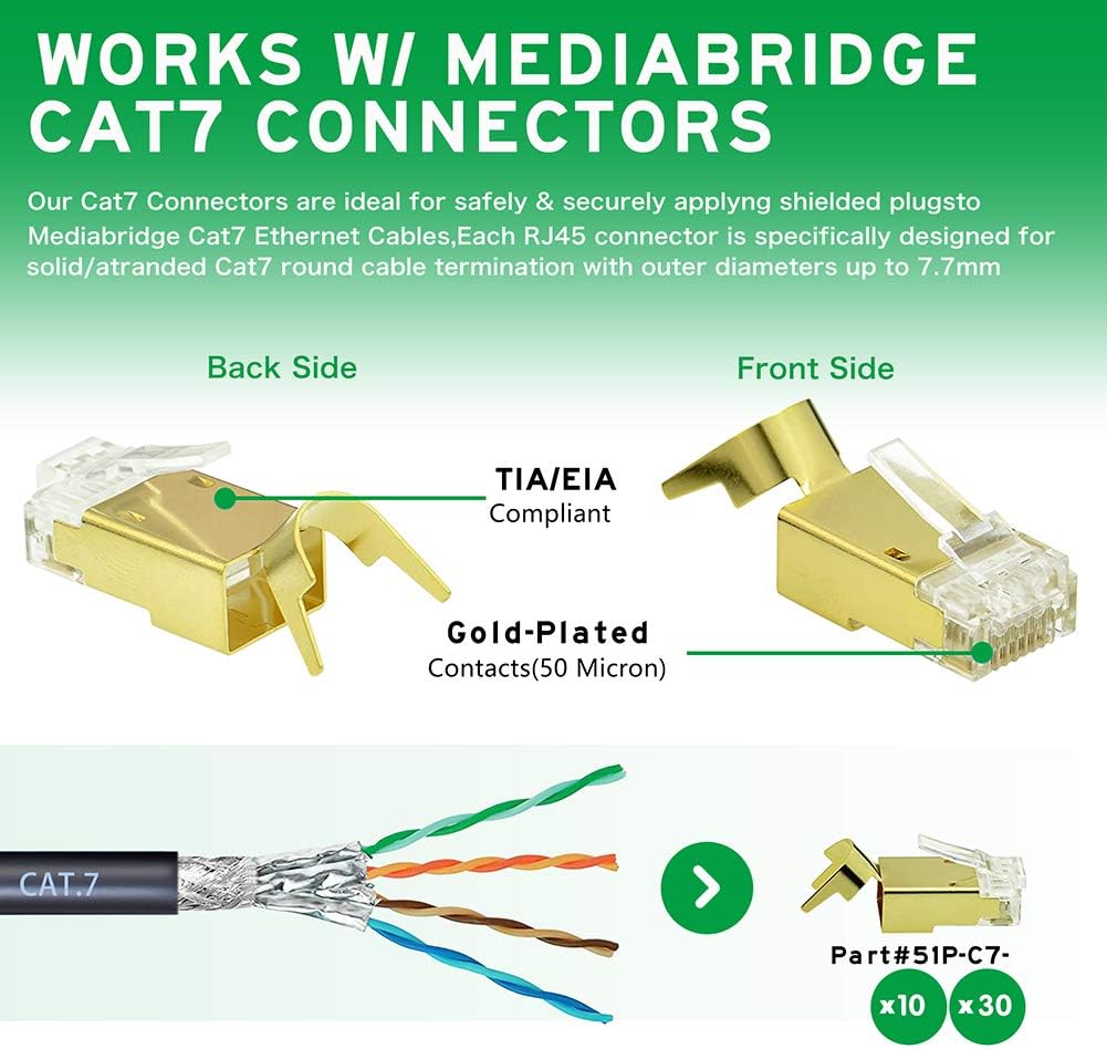 OUK-BT Cat7 Bulk Ethernet Cable 660ft