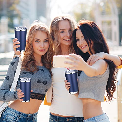 Sieral 36 Packs Stainless Steel Tumbler Bulk with Lid Vacuum Double Wall Insulated Travel Coffee Mug Powder Coated Tumbler Cup for Graduation Wedding