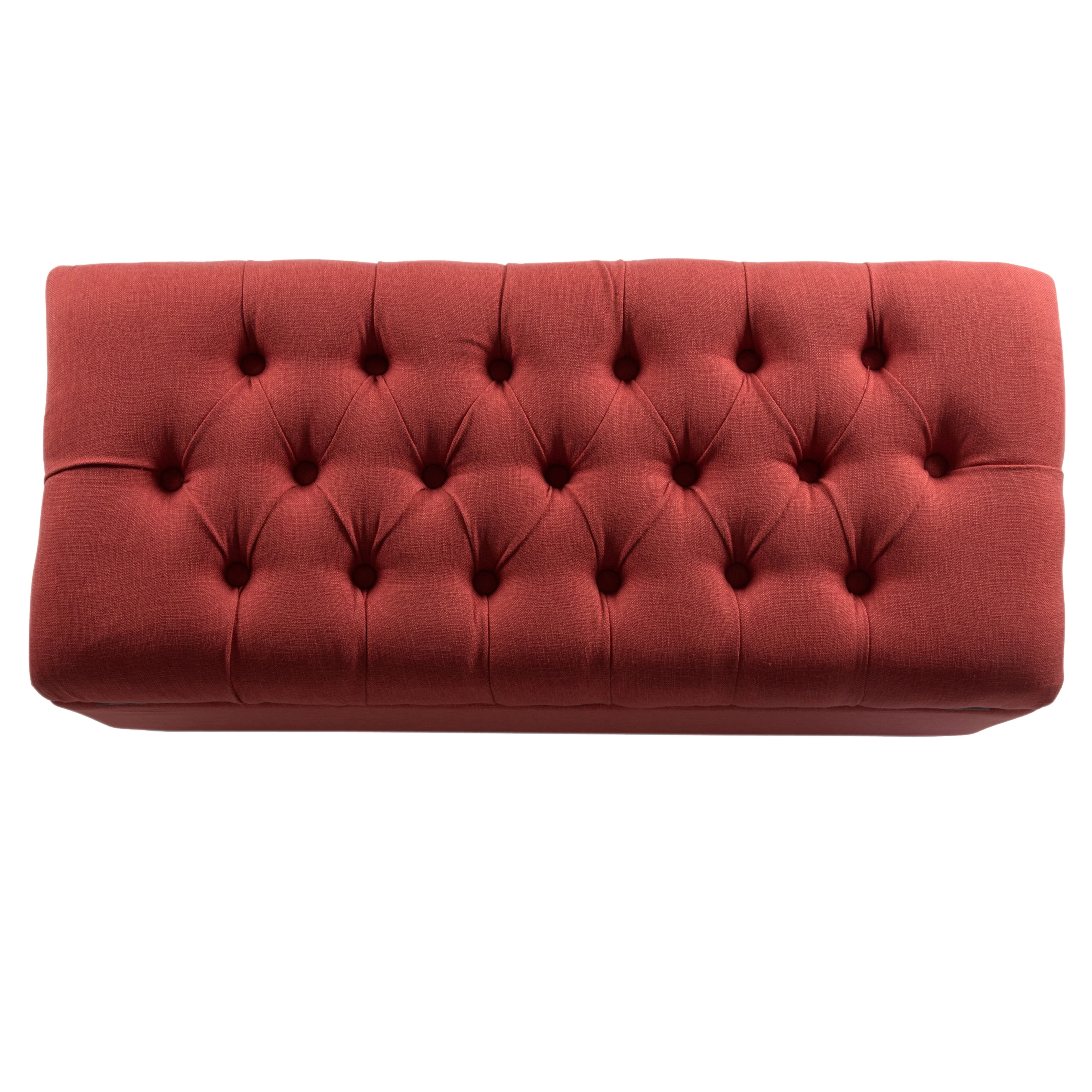 HomePop Ainsley Button Tufted Storage Bench, Multiple Colors