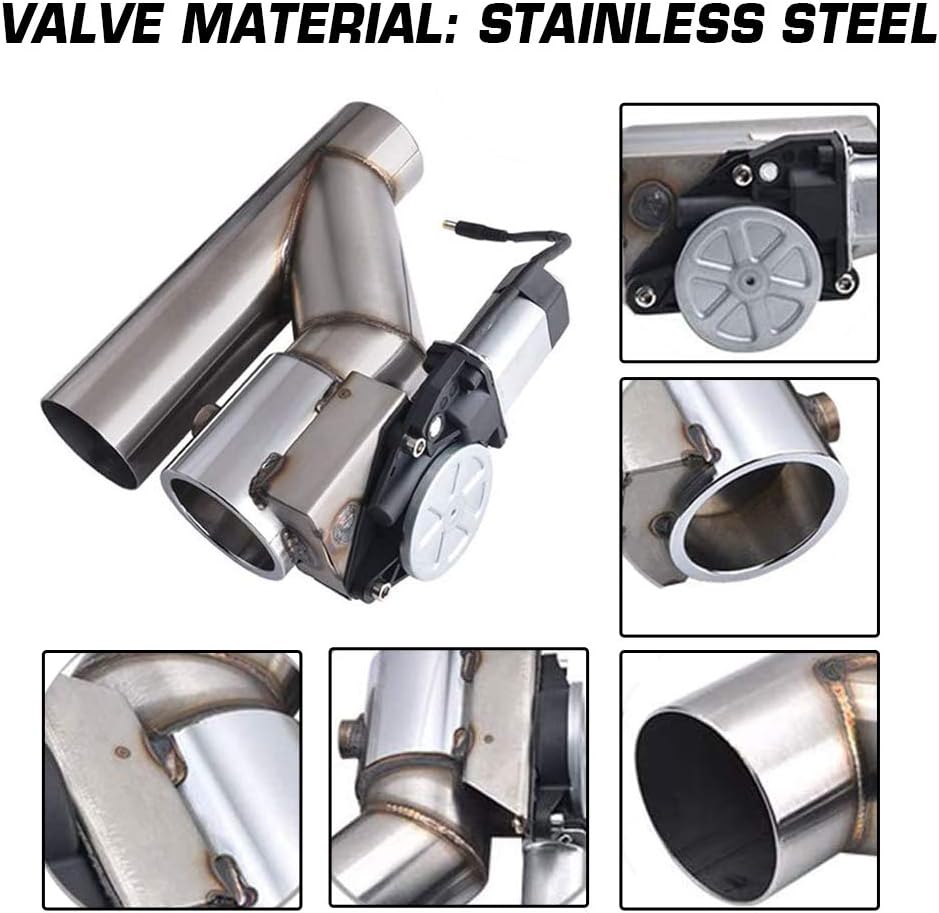 SPELAB 3.0 Inch Stainless Steel Dual Exhaust Pipe Kit