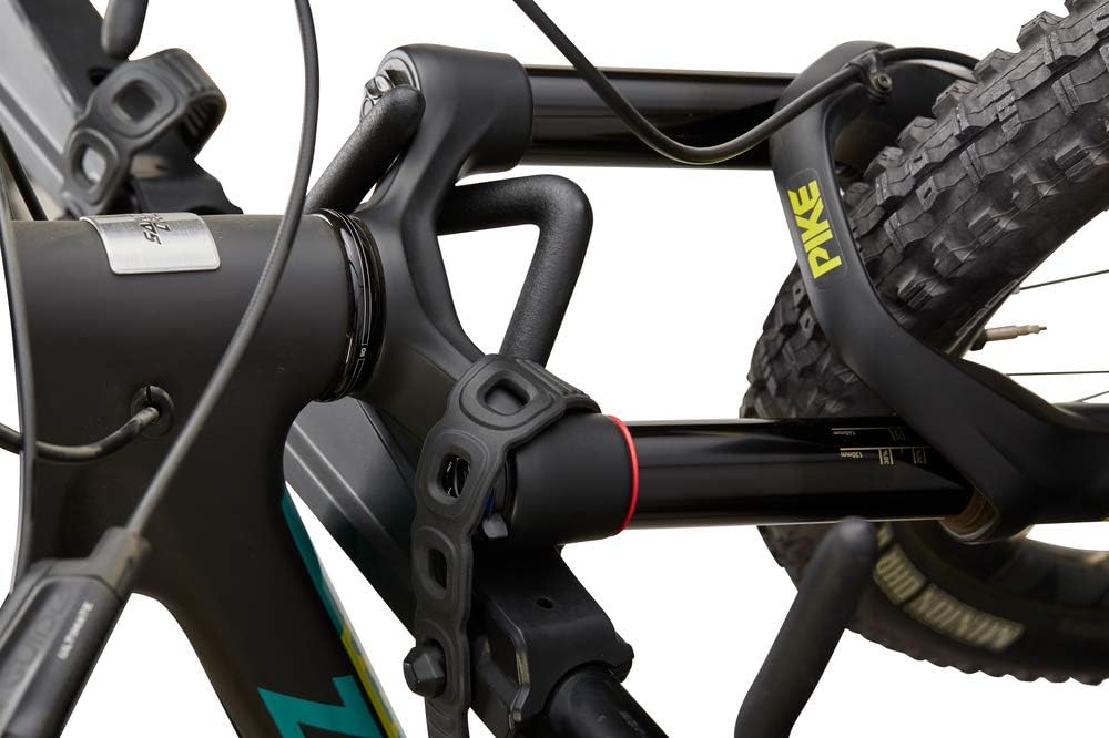 YAKIMA, Hangover Vertical Hitch Rack for Suspension Fork Bikes, 6 Bike