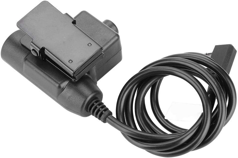 Armorwerx U94 PTT System Compatible with Baofeng UV-5R UV-82 etc. Radio (Military/NATO-US/Peltor Wired) Pack of 2