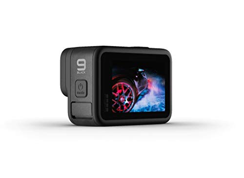 GoPro HERO9 Black - Waterproof Action Camera with Front LCD and Touch Rear Screens, 5K Ultra HD Video, 20MP Photos, 1080p Live Streaming, Webcam