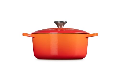 Le Creuset Enameled Cast Iron Signature Round Dutch Oven, 5.5 qt., Cerise