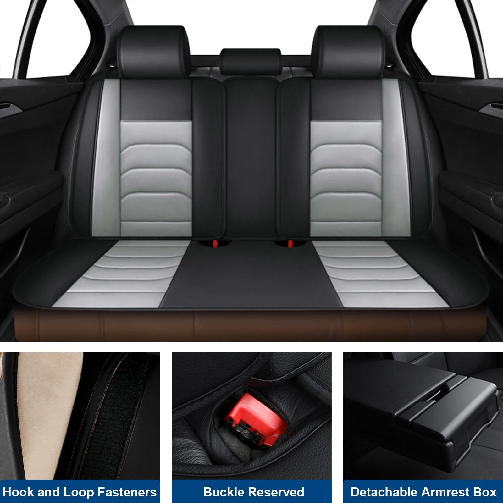 5 Seats For 2000-2024 Nissan Rogue Xterra Sentra Car Seat Cover Faux Leatherette Automotive Seat Covers Interior Accessories For Nissan Altima Sentra